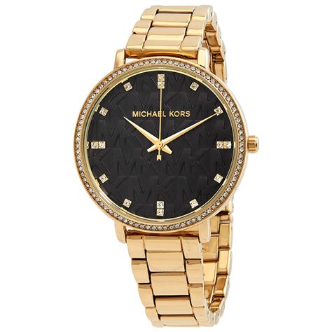 michael kors watches big dial|michael kors pyper watch black.